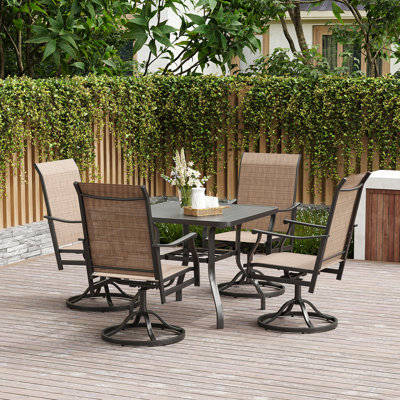 Ensemble repas extérieur pour 4 personnes