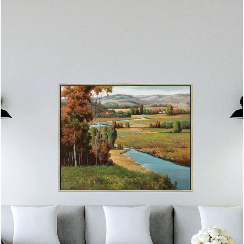 Beyond The River Painting, Champagne