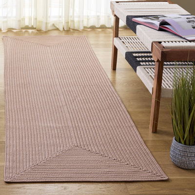 Braided 201 Hand Woven Performance Machine Washable Solid Colour Rug