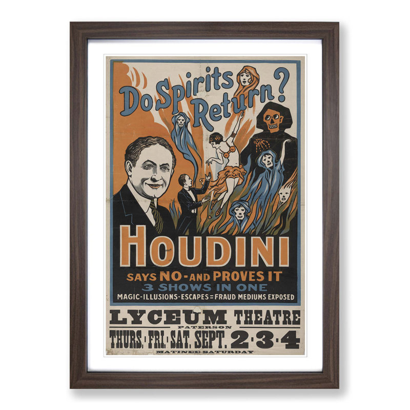Single Picture Frame Print, Walnut