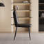 Dining Chairs Set Of 2 Leather Upholstery Metal Frame-981586612