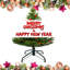 Support pour arbre de Noël, remplacement de base d'arbre de Noël (longueur 16,1, diamètre 1,25 po) pour arbres artificiels jusqu'à 2-7 pi