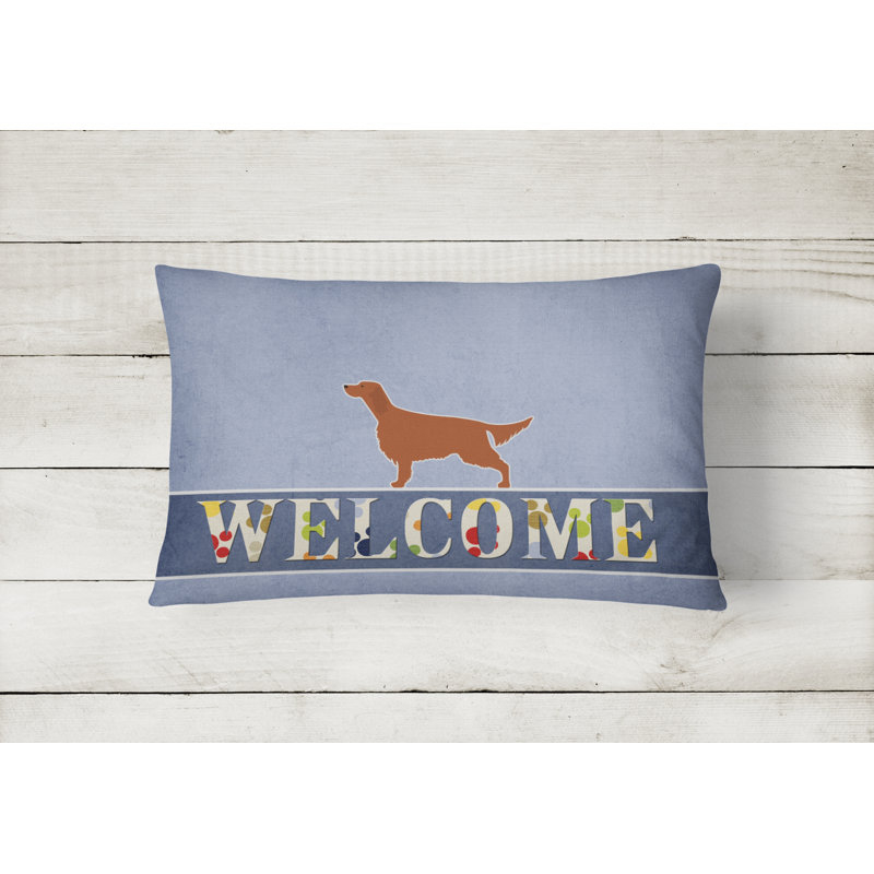  Coussin irlandais Welcome Setter