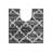 Norreta Contour Rug with Non-Slip Backing