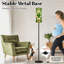 Lampe sur pied moderne avec télécommande à DEL à intensité variable, abat-jour réglable, impression de vitrail vert pour le salon, la chambre et le bureau-134044937