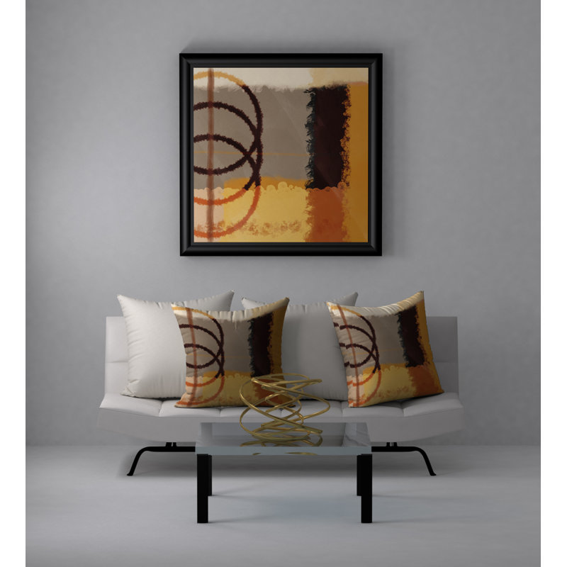 Housse de coussin carré lustré warm, 18 po x 18 po