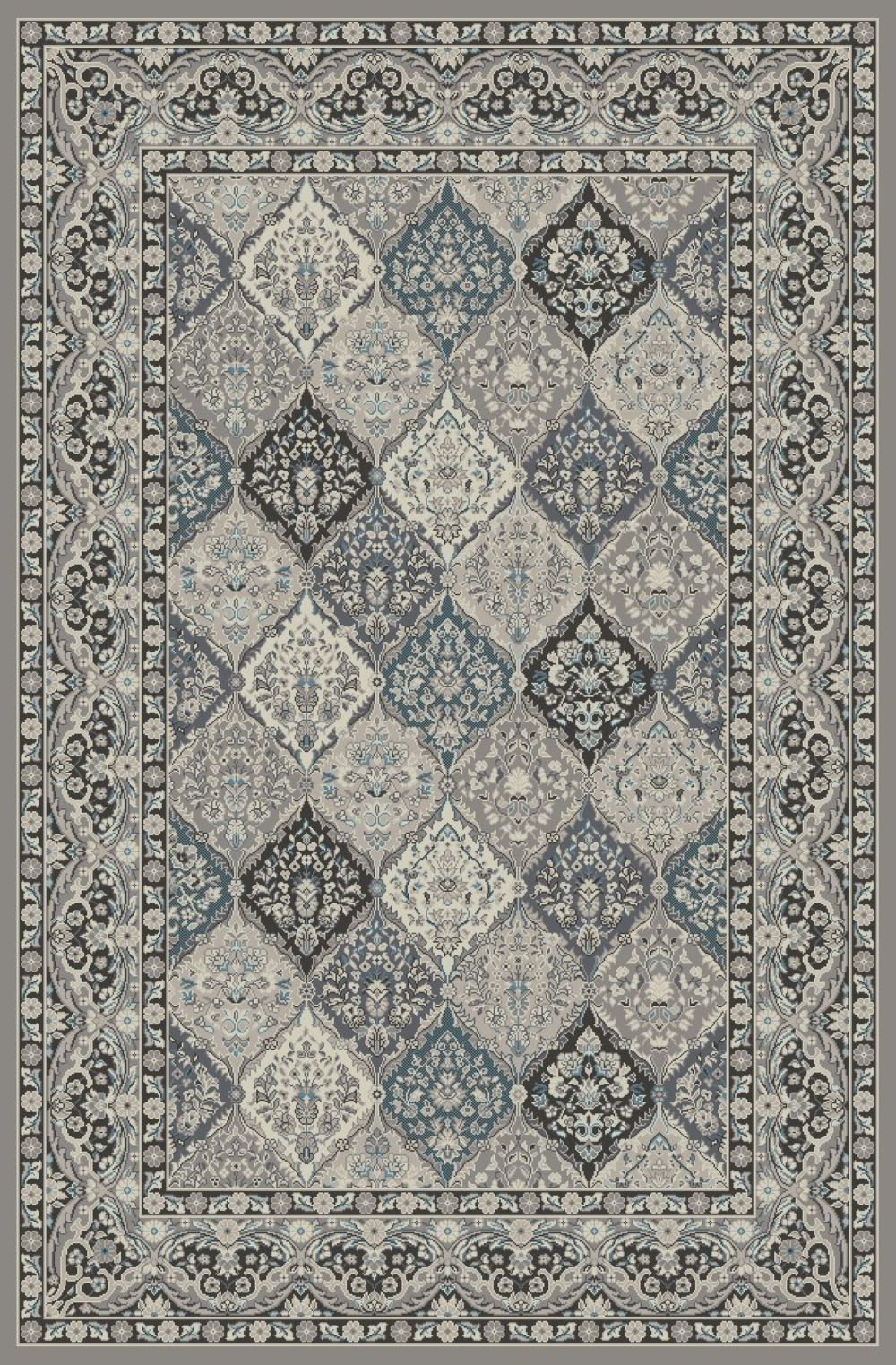 Rugs of Dalton Panel Kerman Oriental Rug Wayfair