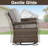 Anferney 7 - Person Outdoor Seating Group with Cushions and Ottomans-118074308