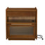 Table d'appoint de style Mid-Century moderne avec station de charge et trou de sortie et 4 tiroirs