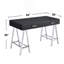 Bureau d'écriture 2 tiroirs avec base en métal