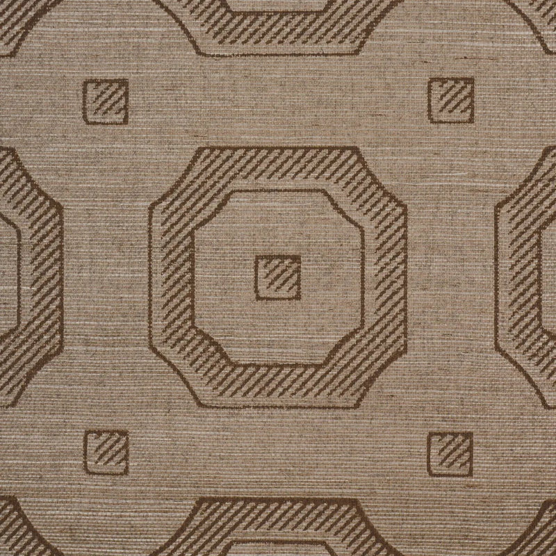 Beveled Frame Grass Cloth Wallpaper Roll