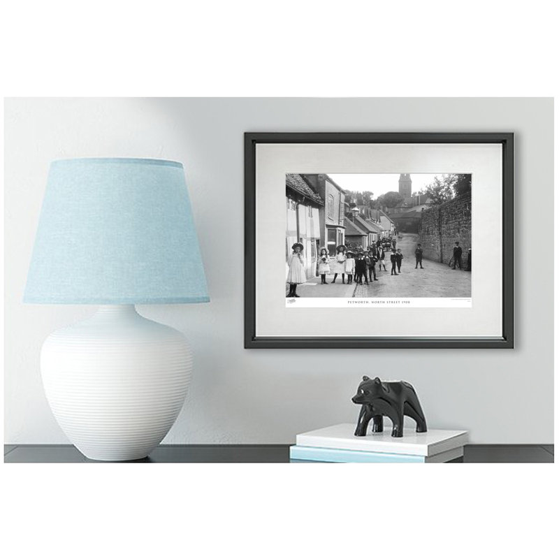 Petworth, North Street 1908 by Francis Frith - Single Picture Frame Print, 28cm H x 36cm W x 2.3cm D