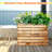 Large Rectangular Planter - Metal Rectangular Planter Box with Drainage Holes for Indoor and Outdoor Use-793186020