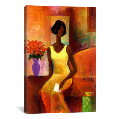 « the letter » par keith mallett, reproduction d’art sur toile tendue