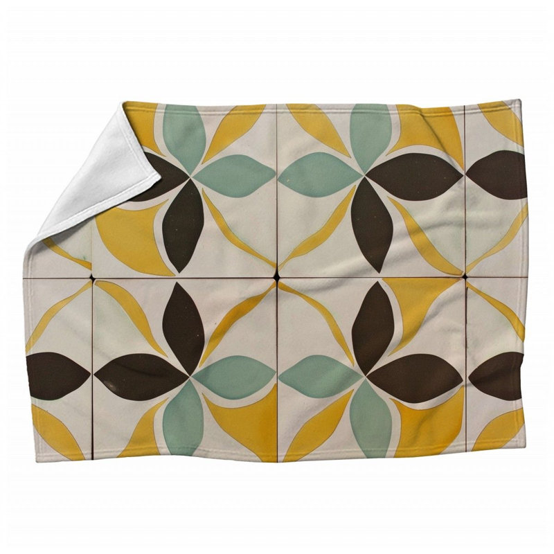 Machine Printed Throw Blanket, 50" x 60"
