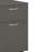 HON MOD Mobile Pedestal, 1 Box / 1 File Drawer, 15"W, Slate Teak-89710430