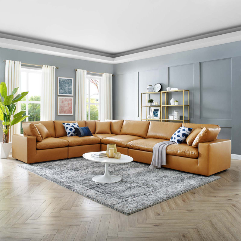 Commix, Tan Faux Leather
