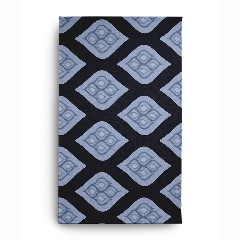 Chenille Geometric Indoor Rug, Rectangle 4' x 6'