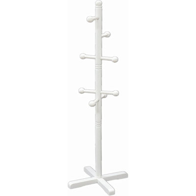 Freestanding Kids Coat Rack – Adjustable Coat Tree For Jackets, Hats & Bags [Multicolor] – [Wood / Modern / Freestanding]