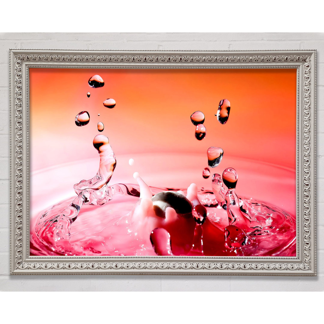 Pink Water Splash - Druck