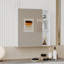 Une armoire à miroir en MDF blanc, un miroir de salle de bain, une armoire à miroir en MDF, un miroir de salle de bain mural séparé pour le rangement et pour économiser de l'espace