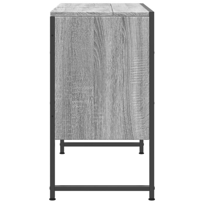 Nivi 80mm Single Bathroom Vanity with Basin, Grey Sonoma