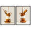 «Coffee Splash», ensemble de 2 reproductions d'art encadrées pour tasses à café-119068183-119068178