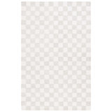 Msr4760 Martha Stewart Hand Tufted Wool/Cotton Checkered Rug in Beige/Ivory