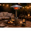 Portable Propane Tabletop Patio Heater with Safety Shut-Off & 10,000 BTU Output – Hammered Bronze Finish