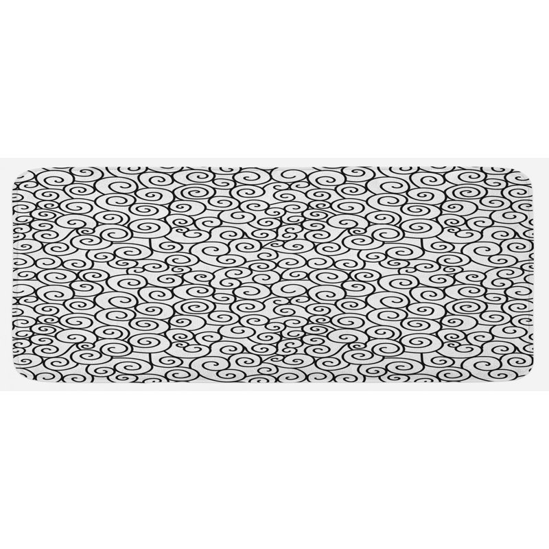 Tapis de cuisine abstrait
