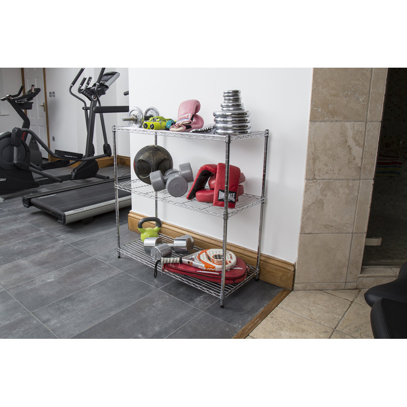 Applegate Metal Shelving Unit, 92.2cm H x 91.2cm W x 40.3cm D