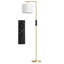 Lampe sur pied arquée 64 po avec télécommande et ampoule incluse Haileyville-561021180