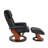 Célia Leather Swivel Recliner with Ottoman-1653340273
