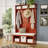 John Louis Home Solid Wood Hall Tree with Shoe and 1 Bin Storage-98223950