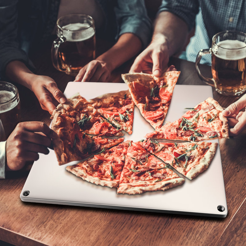 Ensemble de pizza 2 pièces VEVOR, H 0,4 po x l 14,2 po x P 14,2 po