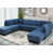 Denim bleu flanelle