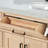 Tidworth 48'' Solid Wood Single Bathroom Vanity with 1.5'' Carrara Marble Top Sink-1113884312-1125735235