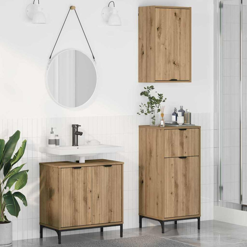 Bathroom Storage Furniture Set, Artisan Oak