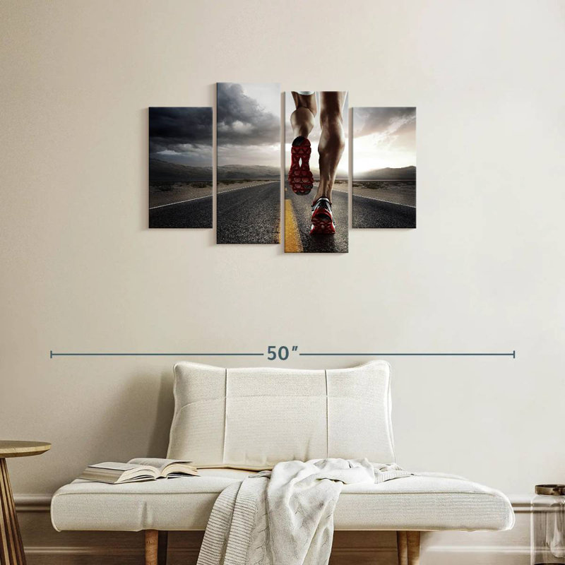 Sireci Athlete Running, 22" H x 36" W