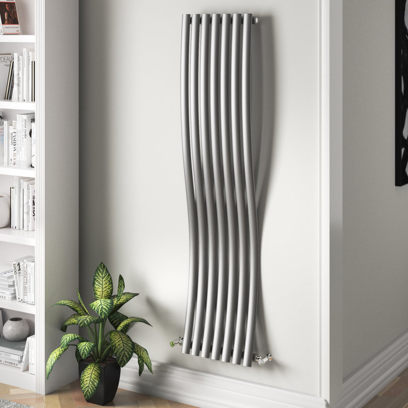 Vertical Designer Radiator, Grey