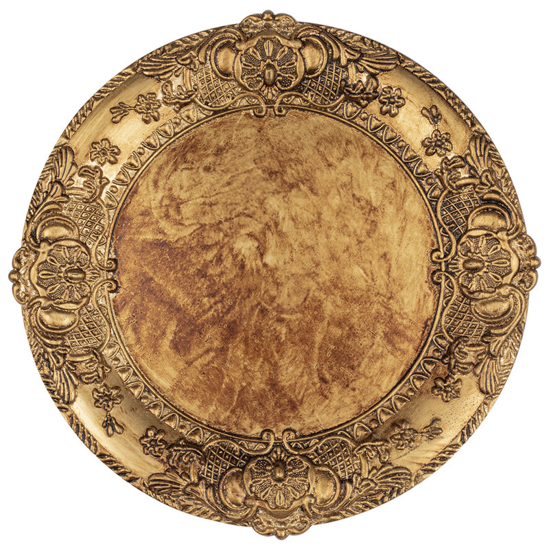 No Pattern Charger, Gold