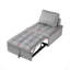 Canapé-lit convertible, canapé-lit simple en tissu de velours moderne, canapé-lit avec 1 coussin de dossier et dossier amovible, canapé-lit inclinable confortable pour le bureau et le salon-76638937