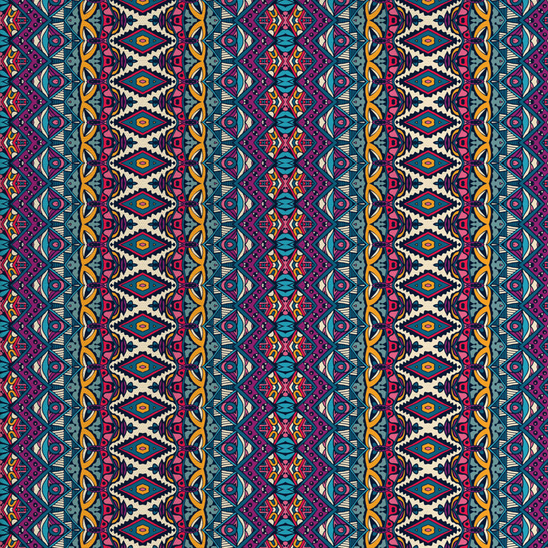 Tissu ethnique, l 58 po x L 108 po