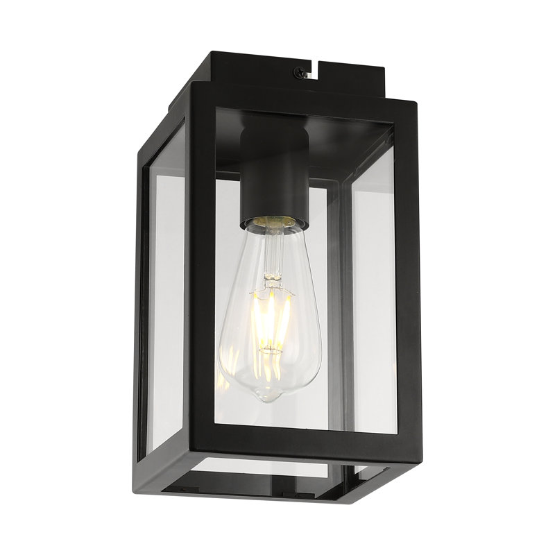 Hilda Glass Semi Flush Mount