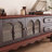 Retro design solid wood TV cabinet