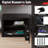 Stalwart Electronic Safe - Digital Biometric Fingerprint Lock Box with 2 Override Keys (Black)