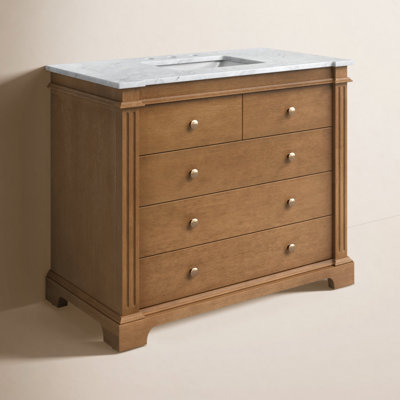 Garza 42" Acacia Single Bathroom Vanity