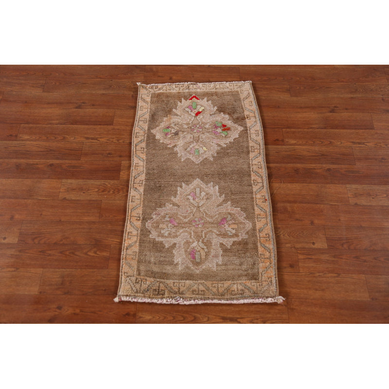 Tapis de vestibule turc à motif antique Anatolian