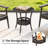 Patio Round Wicker Side Table-1141730919