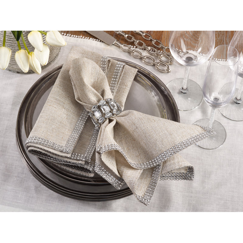 Zapata Square Napkin, Beige